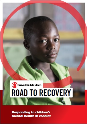 copertina del report road to recovery con in copertina un bambino di carnagione scura con maglietta verde 