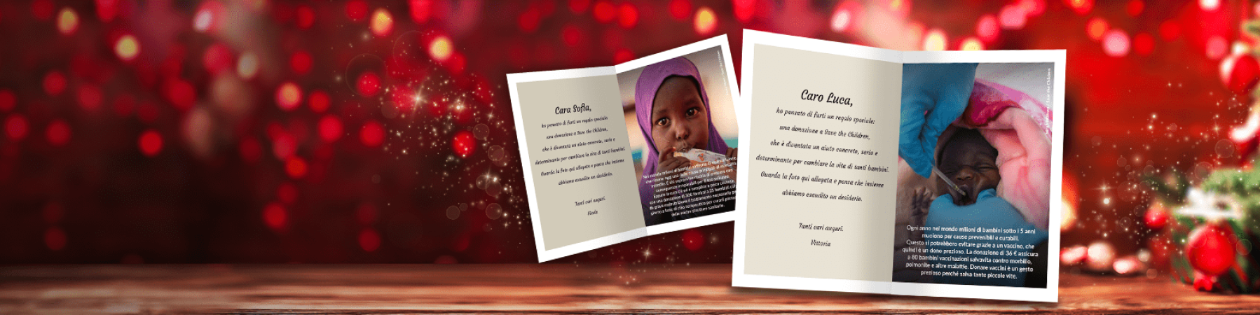 copertina campagna regali solidali di natale 2023 save the children