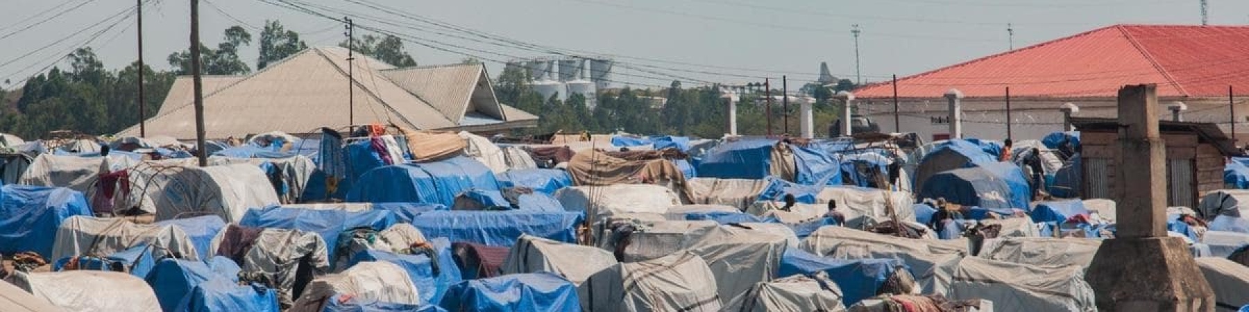 campo profughi nella provincia di Ituri nel nord-est della Repubblica Democratica del Congo