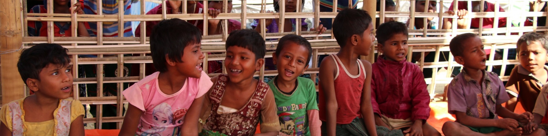 Bambini Rohingya Cox Bazar