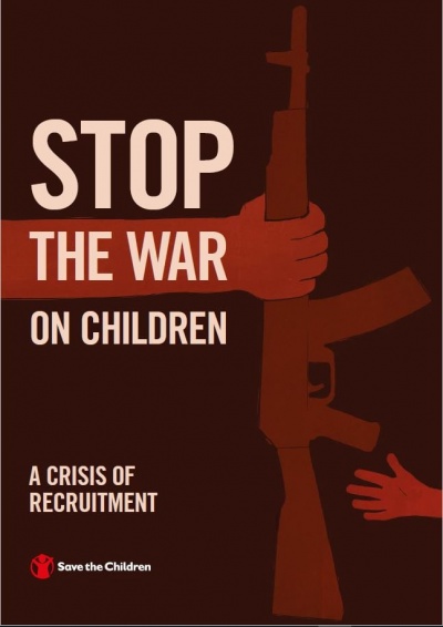 copertina del report stop the war on children 2021 di save the children Italia