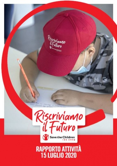 copertina del report riscriviamo il futuro