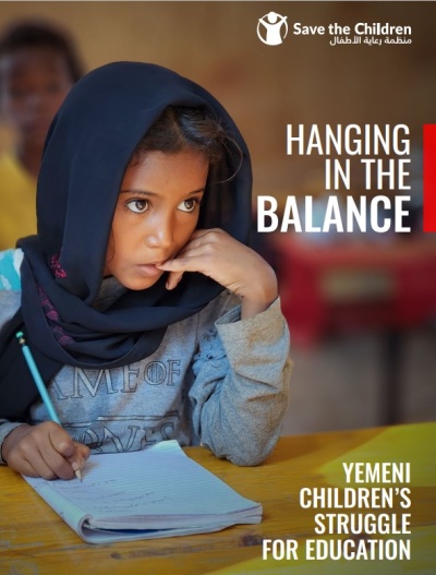 copertina nuovo report save the children anniversario 9 anni conflitto in Yemen