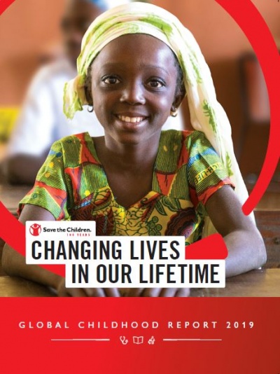 Copertina del Rapporto sulla condizione dei bambini nel mondo