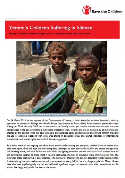 Yemen's Children Suffering in Silence