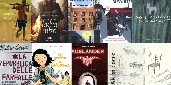10 copertine di libri sulla pace e sulla guerra
