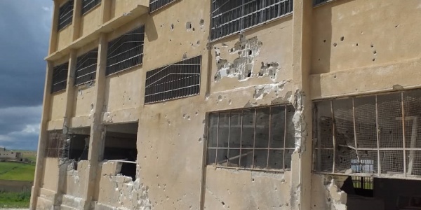 Scuola bombardata in Siria