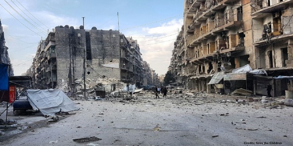 Siria Ghouta orientale macerie